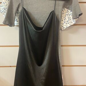 Elegant Black Slip Dress